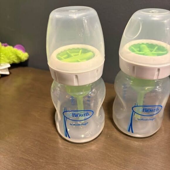 Dr. Brown's 5oz Anti Colic Wide Neck Baby Bottles - Picture 6 of 9